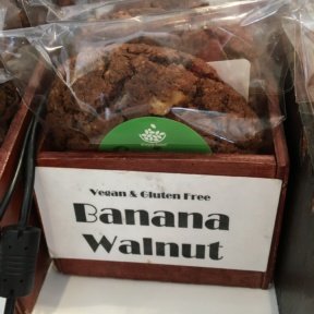 Gluten-free banana walnut cookie from Simply Salad